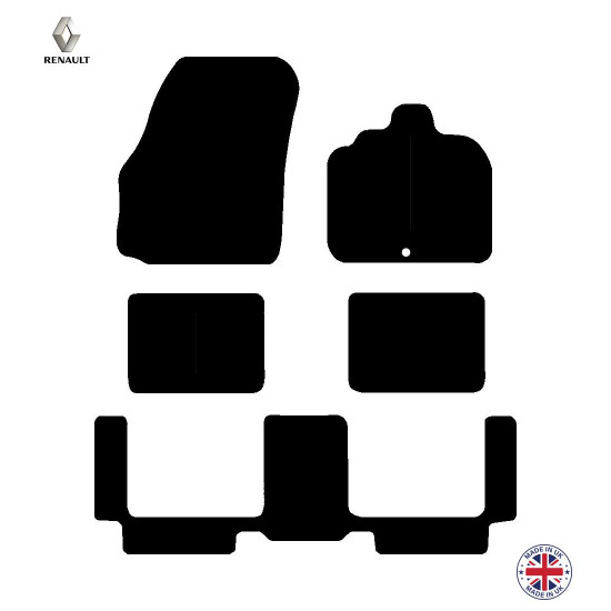 Renault Grand Scenic 2003-2009 Car Floor Mat Set