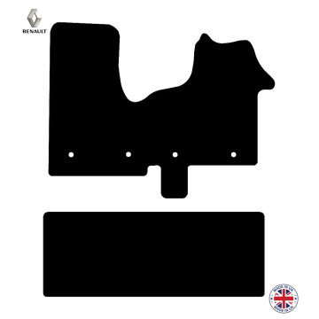 Renault Traffic Van Crew Cab 2014-2024 Car Floor Mat Set