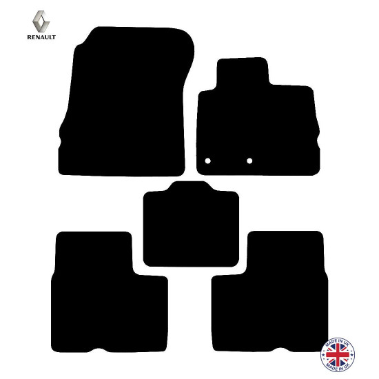 Renault Grand Scenic SLIDING 2016-2024 Car Floor Mat Set