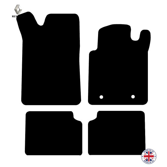 Renault Kangoo 5 Seat 2003-2009 Car Floor Mat Set