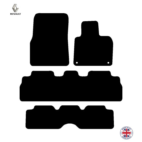 Renault Espace 2007-2014 Car Floor Mat Set