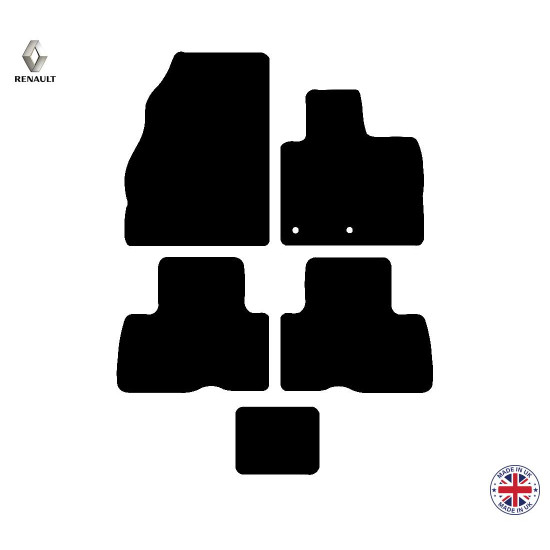 Renault Grand Scenic 2009-2016 Car Floor Mat Set